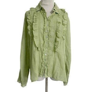 Sundance JP and Mattie Size Medium Top Blouse Boho Lagenlook Artsy Cotton